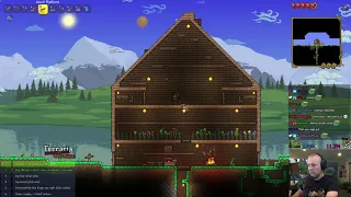 Quin69 plays Terraria on master hardcore. Part 1 (with chat)