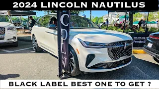 2024 Lincoln Nautilus Black Label 2.0L - First Look and Brief Walk Around, Wow That Red Interior !