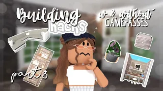 Building Hacks 3 *w/ & without game passes | Bloxburg Roblox | lyziria