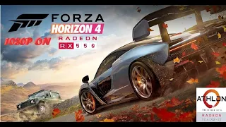 Forza Horizon 4 | Athlon 3000G + RX 550 4GB + RAM 8GB