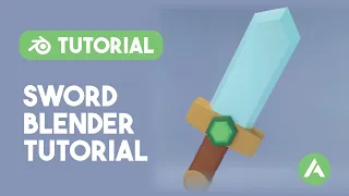 Blender 3D Beginner Tutorial : Sword