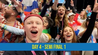 DAY 4 AT EUROVISION 2024 // SEMI-FINAL 1