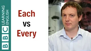 Each vs Every - English In A Minute