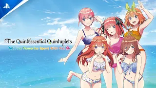 The Quintessential Quintuplets - Memories of a Quintessential Summer - Launch Trailer | PS4 Games