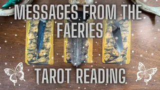 🦋 MESSAGES FROM THE FAERIES 🧚🏻‍♀️ PICK A CARD TAROT READING 🌸