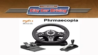PXN Steering Wheel - City Car Driving Gameplay