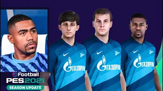 eFootball PES 2021 Zenit Faces, Stats & Overalls | Season Update