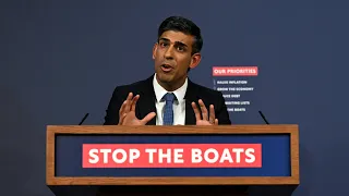 Live: Rishi Sunak holds press conference on plan to 'stop the boats'