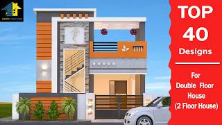 40 Latest Small House 2 Floor House Front Elevation Designs | Double Floor House Elevation Ideas