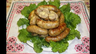 Картофельные колбаски с мясом / Домашняя колбаса / Ковбаса з картоплі/Колбаса из картошки и свинины.
