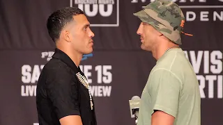 David Benavidez and Oleksandr Gvozdyk have FIRST FACE OFF in Las Vegas