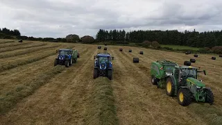 Silage 2023. 3 fusions take on mega swarts . Donal Murphy Agri contractor