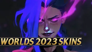 2023 WORLDS CHAMPIONS SKINS REVEALED - League of Legends