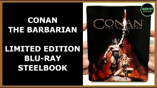 CONAN THE BARBARIAN - LIMITED BLU-RAY STEELBOOK UNBOXING - ZAVVI EXCLUSIVE