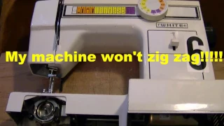 My Sewing Machine Won't Zig Zag - Timing Repair