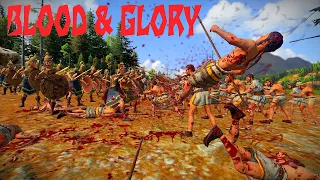TROY - Blood & Glory DLC. Third Look. Blood Settings 200%. Better Camera Mod. Total War Saga : Troy