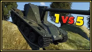 Emil I - 12 Kills - 1 VS 5 - World of Tanks Gameplay