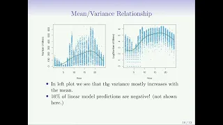 Statistical Learning: 4.8 Generalized Linear Models