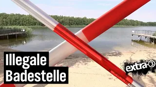 Realer Irrsinn: Baden verboten an Badestelle | extra 3 | NDR