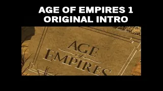 AGE OF EMPIRES 1 - Full Original Intro