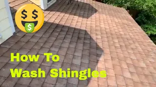 Soft wash roof cleaning. Roofing Cleaning Chemicals. (Roof Cleaning Tips)