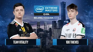 CS:GO - 100 Thieves vs. Team Vitality [Mirage] Map 1 - Semifinals - IEM Beijing-Haidian 2019