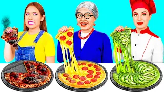 Reto De Cocina Yo vs Abuela | Simples Trucos Y Herramientas De Cocina Secretas de Fun Fun Challenge