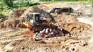 Full Videos Ultimate 100% Complete Basse Foundation Skills Operator Bulldozer Pushing Clearing Stone