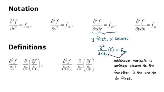 Section 13.3 Second Order Partial Derivatives