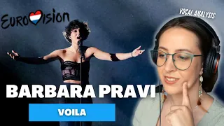 EUROVISION 2021 Barbara Pravi Voilà (LIVE) | Vocal Coach Reacts | Jennifer Glatzhofer