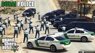 GTA 5 | Dubai Police Raid at Trevor's House | Police Convoy