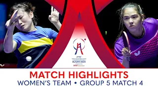 Chang Li Sian Alice (MAS) vs Adriana Diaz (PUR) | WT G5 - Match 4 | #ITTFWorlds2024