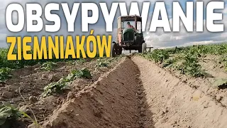 🔥☆Obsypywanie ziemniaków☆🔥🇵🇱Polska moc w akcji!🇵🇱🔥☆URSUS C328 x 5 rzędowy obsypnik AGROMET☆🔥