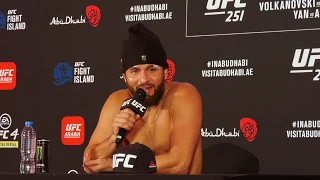 Jorge Masvidal Doesn't Think Colby Covington At His Level | UFC 251 Post Fight Presser