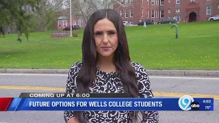 Wells College to close at the end of the semester.