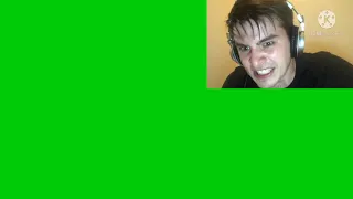 Green screen +sweaty speedrunner