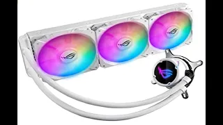 ROG Strix LC 360 RGB White Edition, Cooler CPU All-in-One ROG, with Addressable RGB Lighting