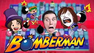 Paluten,Zombey,GLP & Maudado werfen mit BOMBEN  | Bomberman