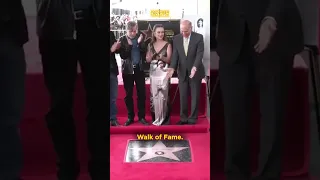 Carrie Gets Her Star on Hollywood's Walk of Fame #starwars #carriefisher #shorts