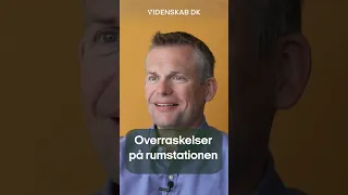 Andreas Mogensen blev overrasket med en duft fra Jorden