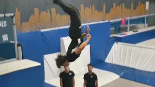 Sélection française au championnat du monde de trampoline freestyle