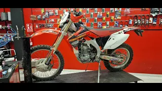 MAINTENANCE HONDA CRF 450 X