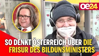 So denkt Österreich über die Frisur des Bildungsministers