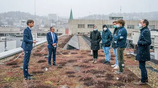 Stuttgart klimaneutral: OB Nopper im Austausch mit Fridays For Future