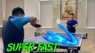 Hit Long Pimples super fast speed to Against Heavy Backspin | Tutorial