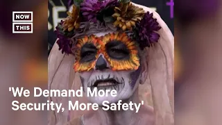 Women in Mexico Protest Femicide on Día de los Muertos