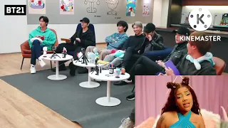 Bts reagindo a café da manhã