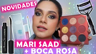 ✨ NOVA PALETA MARI SAAD, CURVEX, MÁSCARA DE CÍLIOS e LIPKIT BOCA ROSA ✨