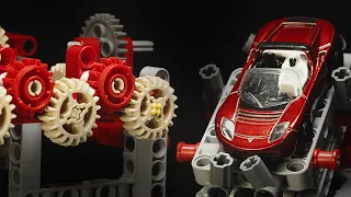 Mechanical Principles combined in useless Lego Technic Gear Train