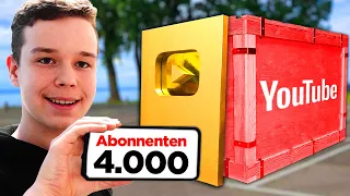 1 MILLIONEN Play Button mit 4.000 Abos